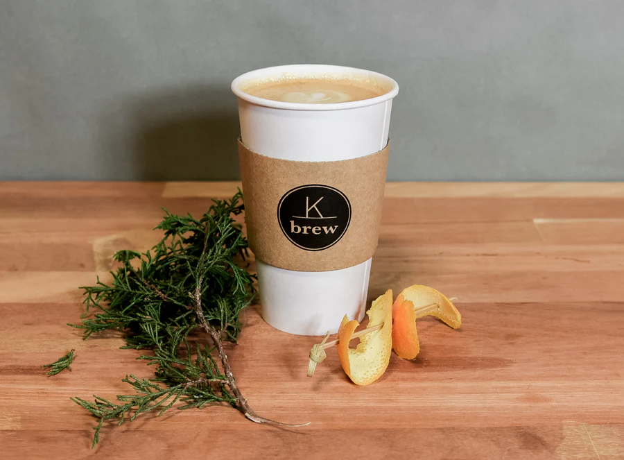 juniper berry latte from k brew
